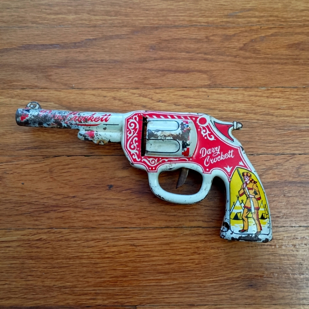RARE Vintage Davy Crockett Toy Gun Pistol Collectible